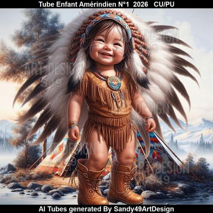 Tube Enfant Amérindien N°1  2026