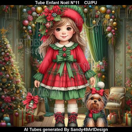 Tube Enfant Noël N°11