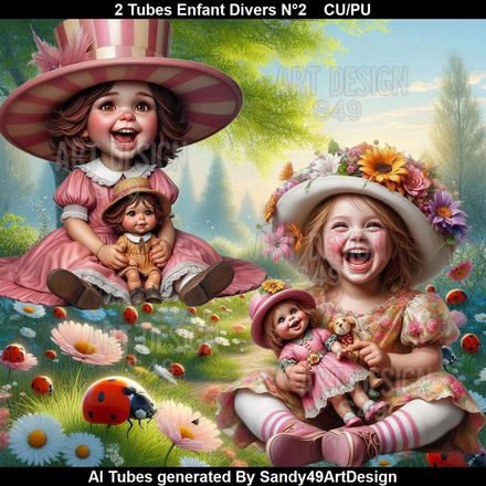2 Tubes Enfant Divers N°2