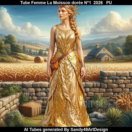 Tube Femme La Moisson dorée N°1  2026