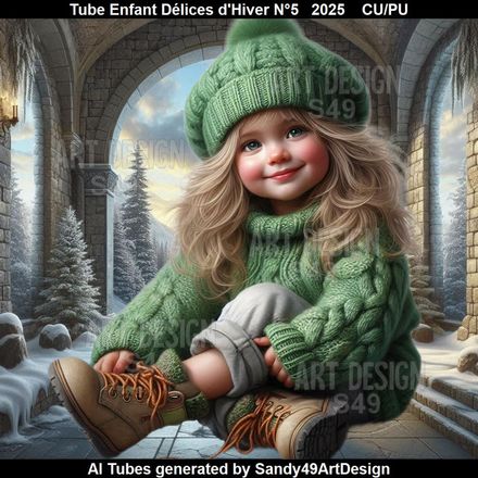 Tube Enfant Délices d&#x27;Hiver N°5   2025