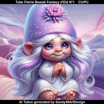 Tube Féérie Beauté Fantasy d&#x27;Eté N°1