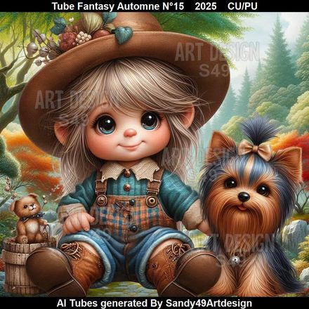 Tube Fantasy Automne N°15    2025