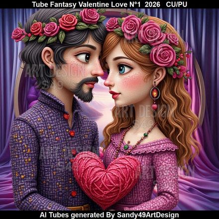 Tube Fantasy Valentine Love N°1  2026