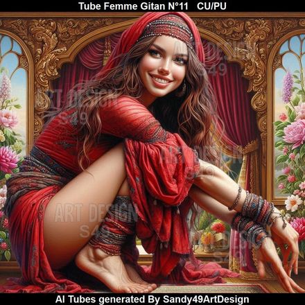 Tube Femme Gitan N°11