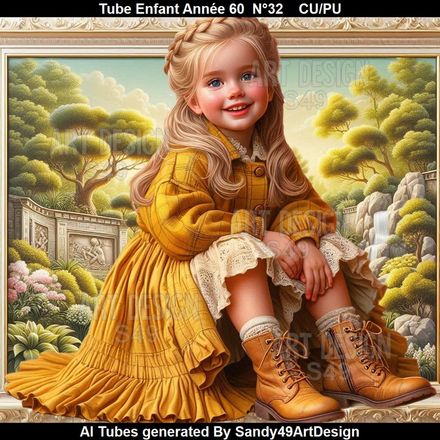 Tube Enfant Année 60  N°32