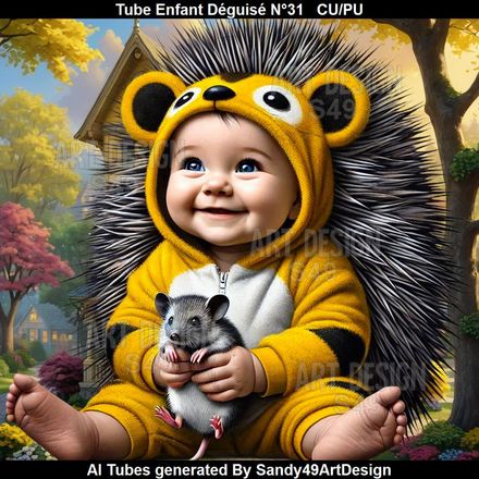 Tube Enfant Déguisé N°31