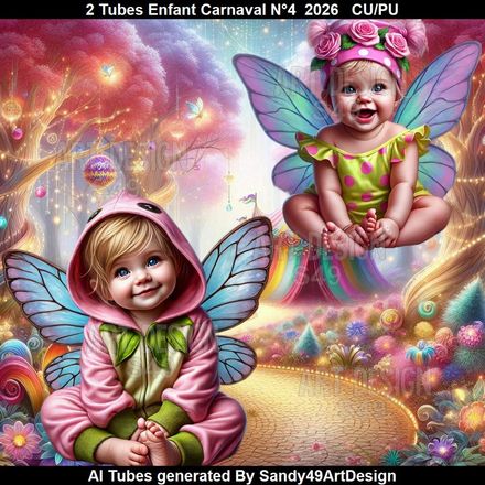 2 Tubes Enfant Carnaval N°4  2026