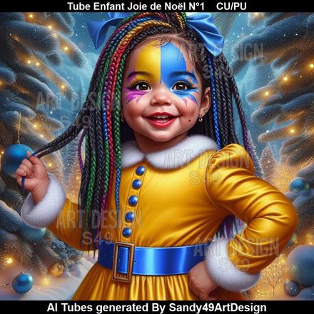 Tube Enfant La Joie de Noël N°1