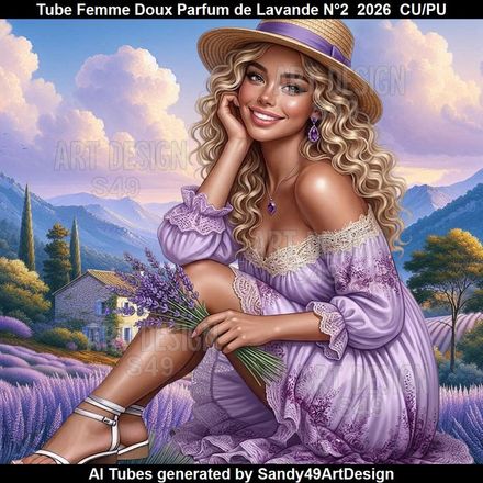 Tube Femme Doux Parfum de Lavande N°2  2026