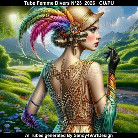 Tube Femme Divers N°23  2026