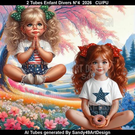 2 Tubes Enfant Divers N°4  2026