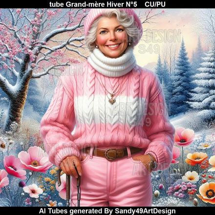 Tube Grand-mère Hiver N°5