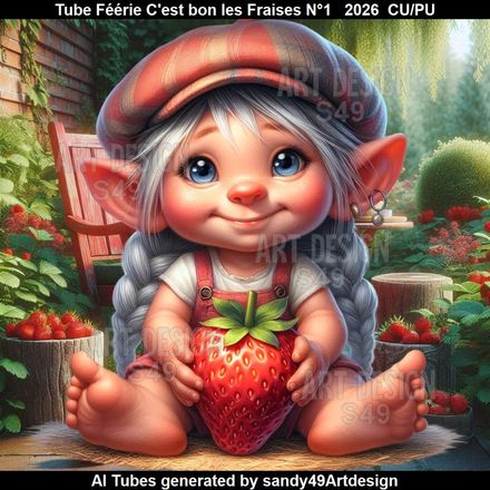 Tube Féérie C'est bon les Fraises N°1  2026