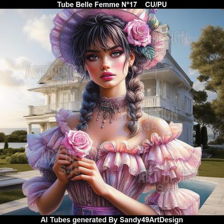 Tube Belle Femme N°17