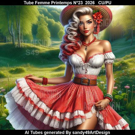 Tube Femme Printemps N°23  2026