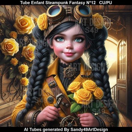 Tube Enfant Steampunk Fantasy N°12
