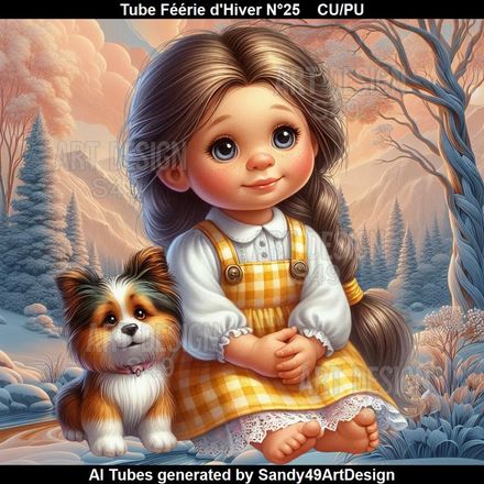 Tube Féérie d'Hiver N°25