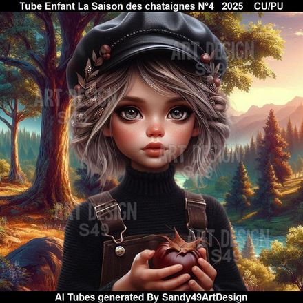 Tube Enfant La Saison des châtaignes N°4   2025