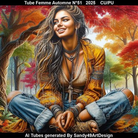 Tube Femme Automne N°51    2025