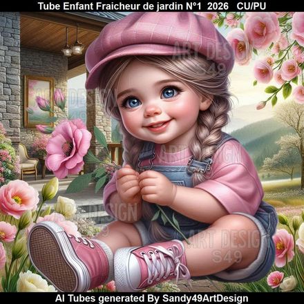 Tube Enfant Fraicheur de jardin N°1  2026