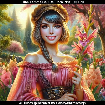 Tube Femme Bel Eté Floral N°3