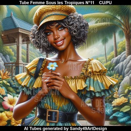 Tube Femme Sous les Tropiques N°11