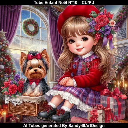 Tube Enfant Noël N°10