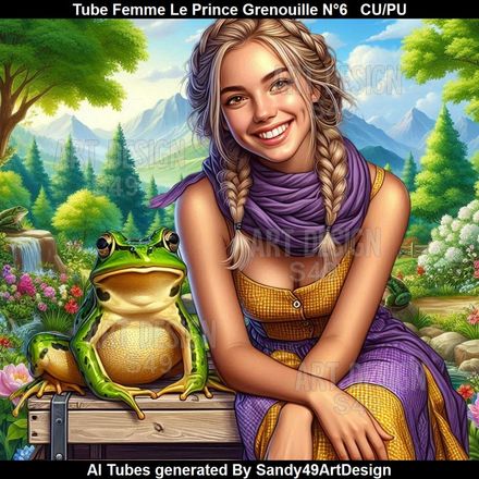 Tube Femme Le Prince Grenouille N°6