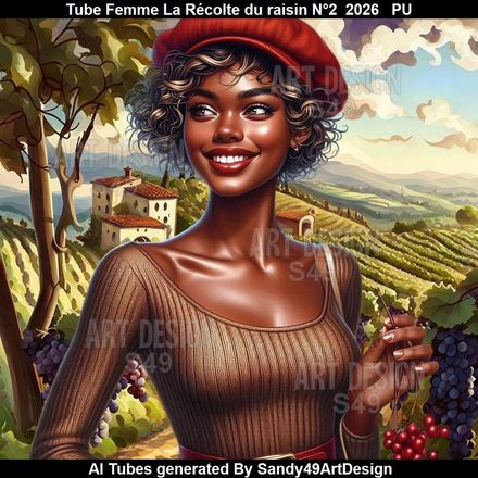 Tube Femme La Récolte du raisin N°2  2026
