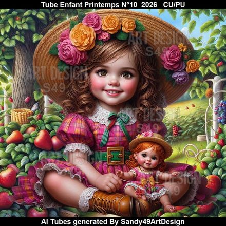 Tube Enfant Printemps N°10  2026