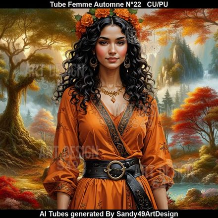 Tube Femme Automne N°22