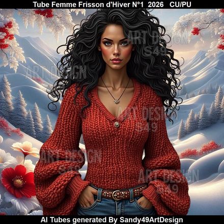 Tube Femme Frisson d'Hiver N°1  2026