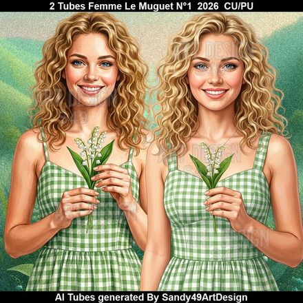 2 Tubes Femme Le Muguet N°1  2026