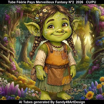 Tube Féérie Pays Merveilleux Fantasy N°2  2026