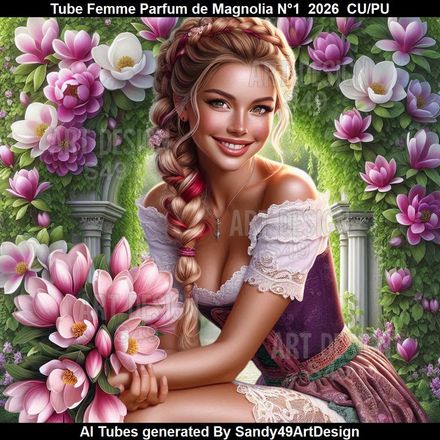 Tube Femme Parfum de Magnolia N°1  2026