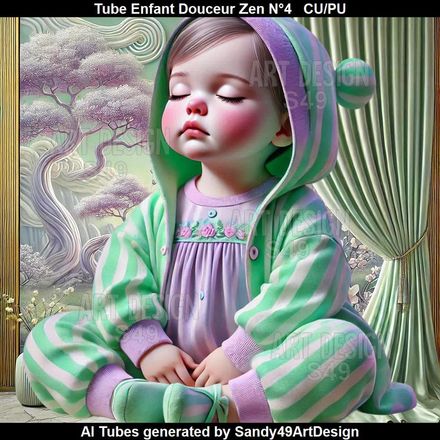 Tube Enfant Douceur Zen N°4