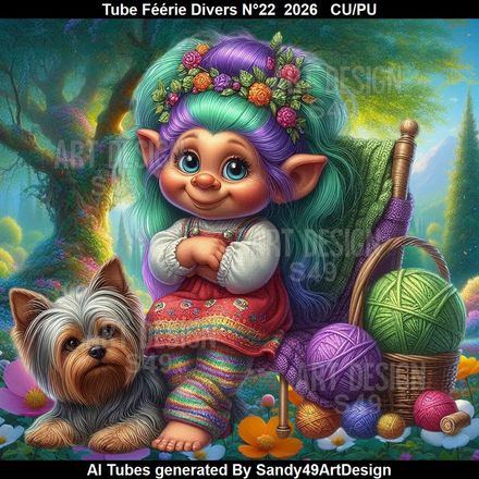 Tube Féérie Divers N°22  2026
