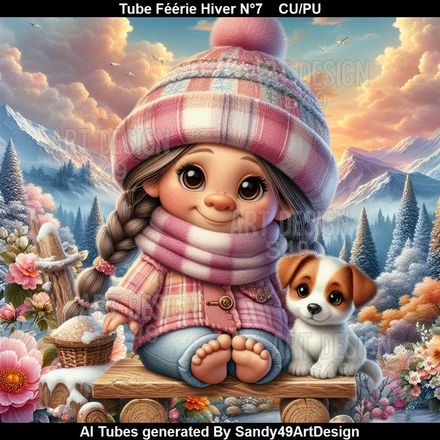 Tube Féérie Hiver  N°7