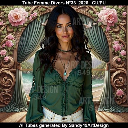 Tube Femme Divers N°38  2026
