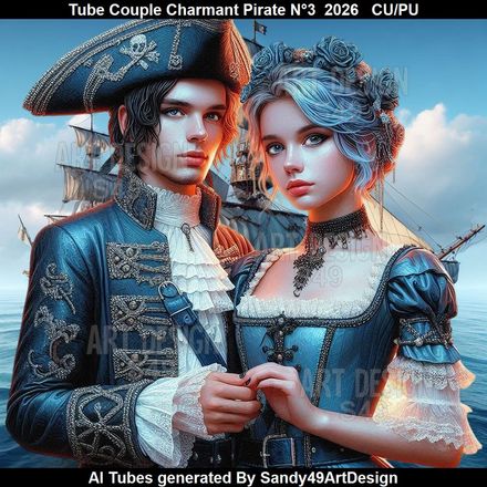 Tube Couple Charmant Pirate N°3  2026