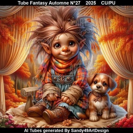 Tube Fantasy Automne N°27 