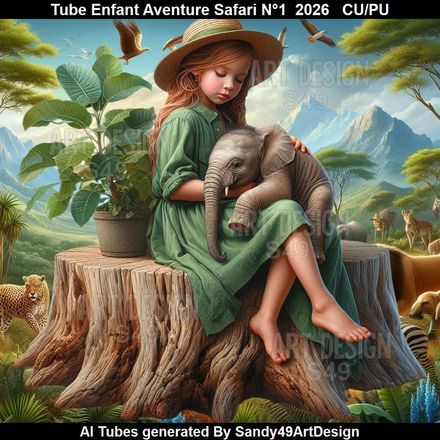 Tube Enfant Aventure Safari N°1  2026