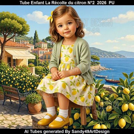 Tube Enfant La récolte du citron N°2  2026