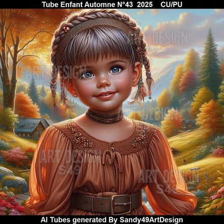 Tube Enfant Automne N°43    2025