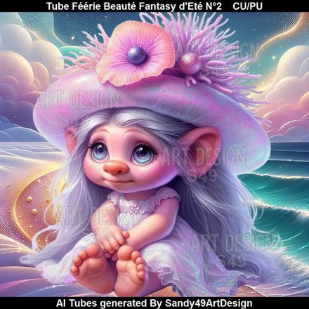 Tube Féérie Beauté Fantasy d&#x27;Eté N°2