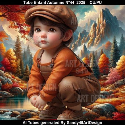 Tube Enfant Automne N°44    2025