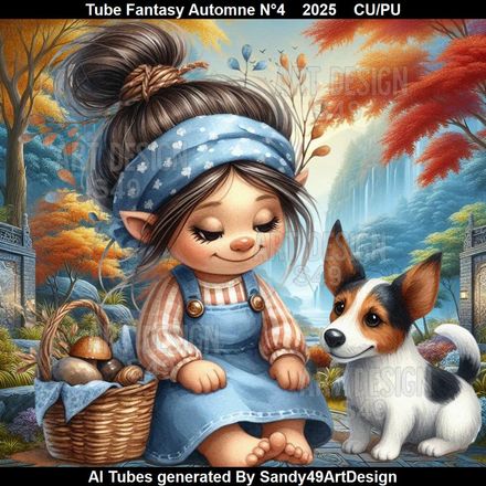 Tube Fantasy Automne N°4    2025