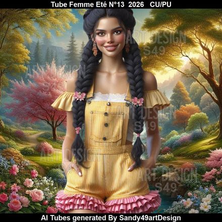 Tube Femme Eté N°13  2026