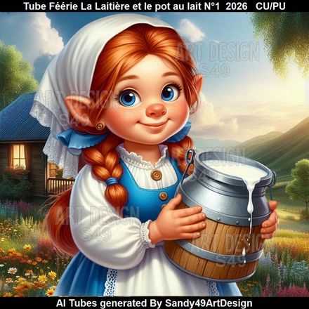 Tube Féérie La Laitière et le pot au lait N°1  2026
